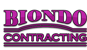A logo for Biondo Contracting