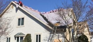 Somerset New Jersey Roofing Contractors on the job