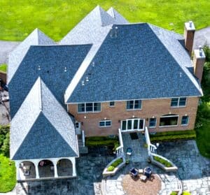 Luxury Roofing System installation: Designer Color Roof Shingles