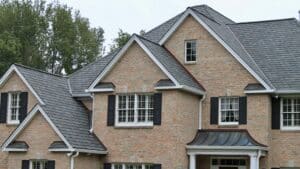 grand manor roof style shingles on brick house